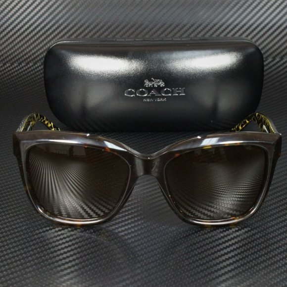 COACH Black 57mm Sunglasses